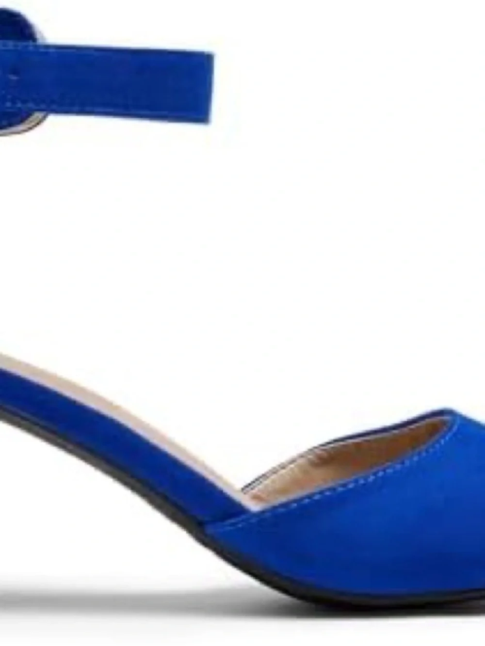 Dream Pairs Cobalt Blue Pointed Toe Ankle-Strap Pump